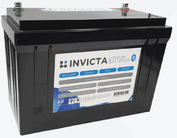 Invicta Lithium 12V125AH Bluetooth Battery - SNL12V125BT