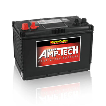 SuperCharge Amp-Tech Flooded Deep Cycle 12V 145RC 80AH Battery - D50Z