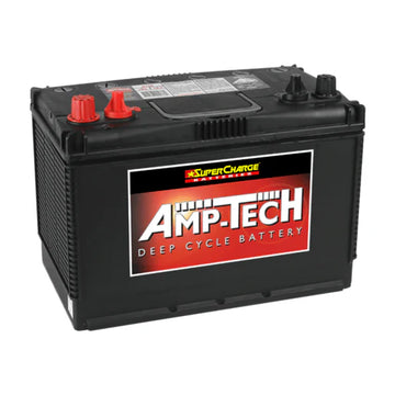 SuperCharge Amp-Tech Flooded Deep Cycle 12V 170RC 105AH Battery - D70Z