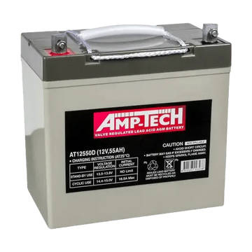 SuperCharge AmpTech Deep Cycle Battery - AT12550D