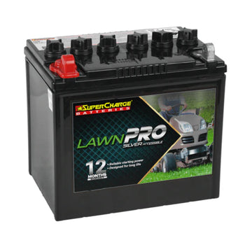 SuperCharge Lawn Pro Silver 12V 250CCA 35RC Battery - N06
