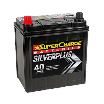 SuperCharge Silver Plus Car Battery - SMFNS40ZAX