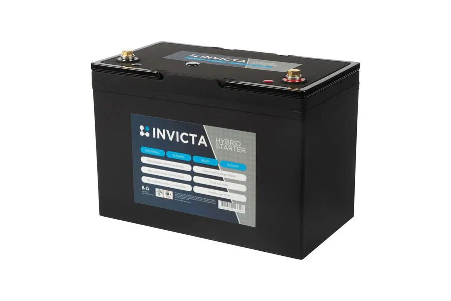 Invicta Hybrid Lithium Extreme Max L 12V 80Ah 1400CCA - SNLHMAXL