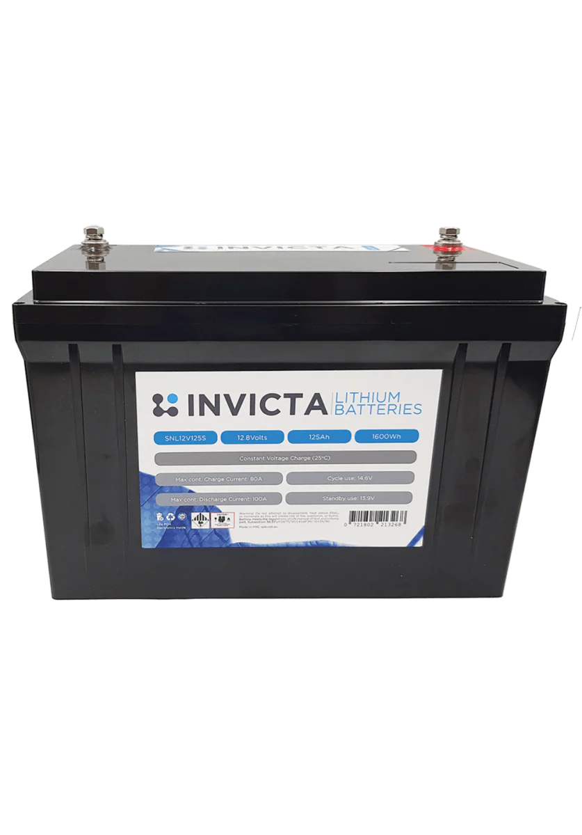 Invicta Lithium 12V125AH 4S Battery - SNL12V125S