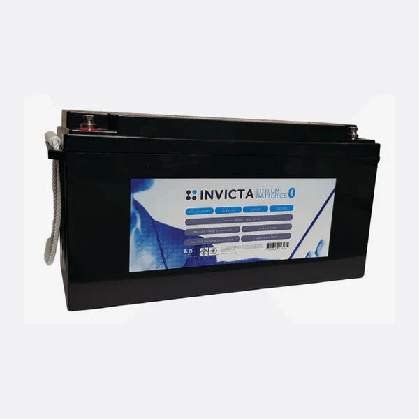Invicta Lithium 12V200AH Bluetooth Battery - SNL12V200BT