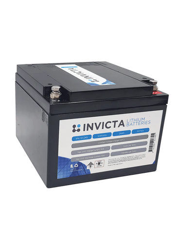 Invicta Lithium 12V24AH 4S Battery - SNL12V24S