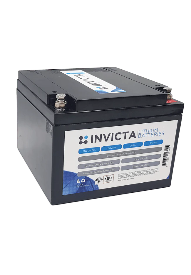 Invicta Lithium 12V24AH 4S Battery - SNL12V24S
