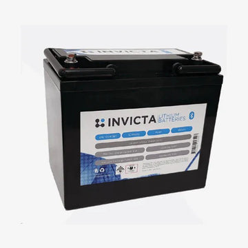 Invicta Lithium 12V40AH Bluetooth Battery - SNL12V40BT