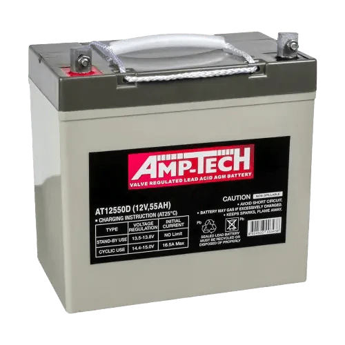 SuperCharge AmpTech Deep Cycle Battery - AT12550D
