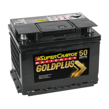 SuperCharge Gold Plus 12V 640CCA Car Battery - MF55