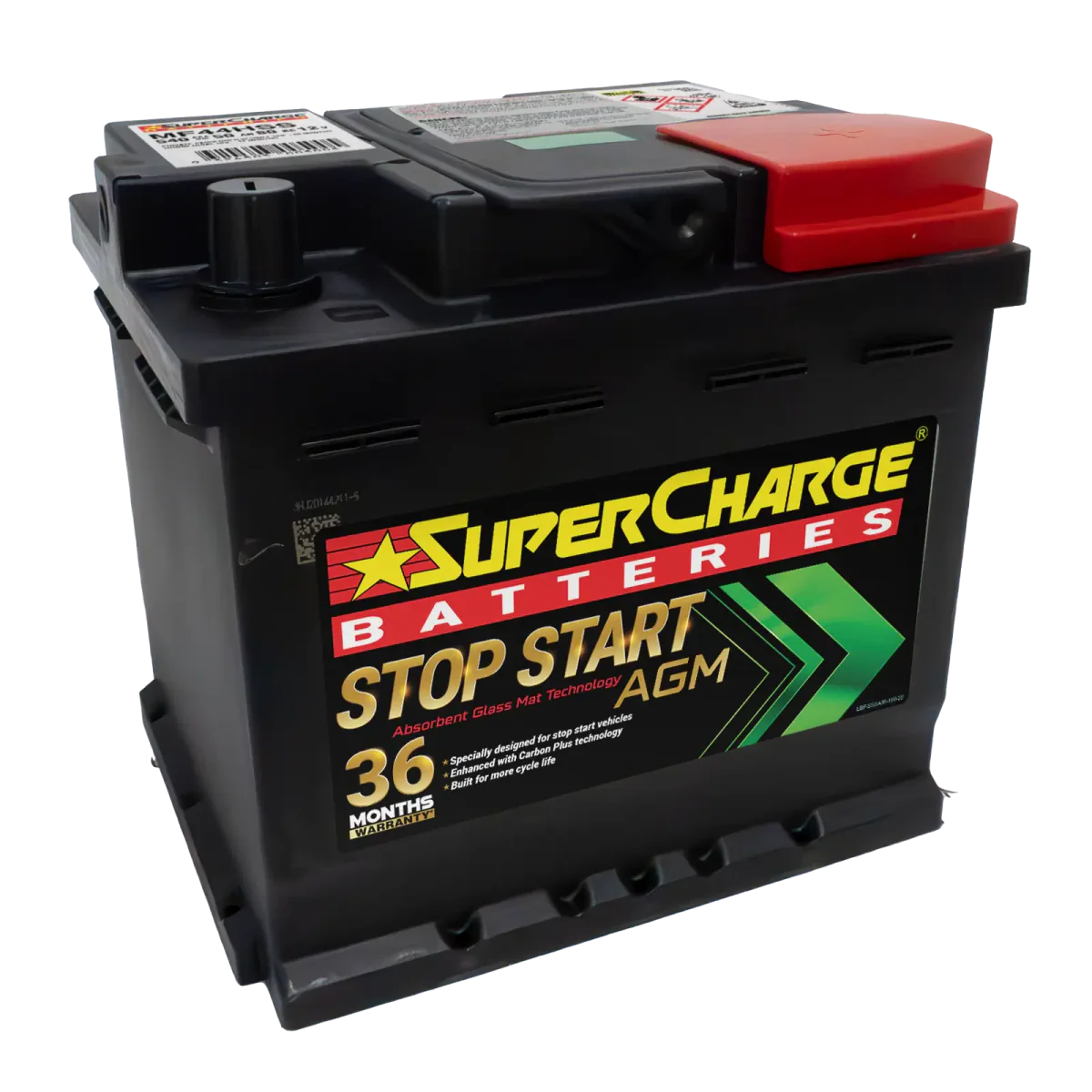 SuperCharge MF44HSS / DIN44LH-AGM Battery
