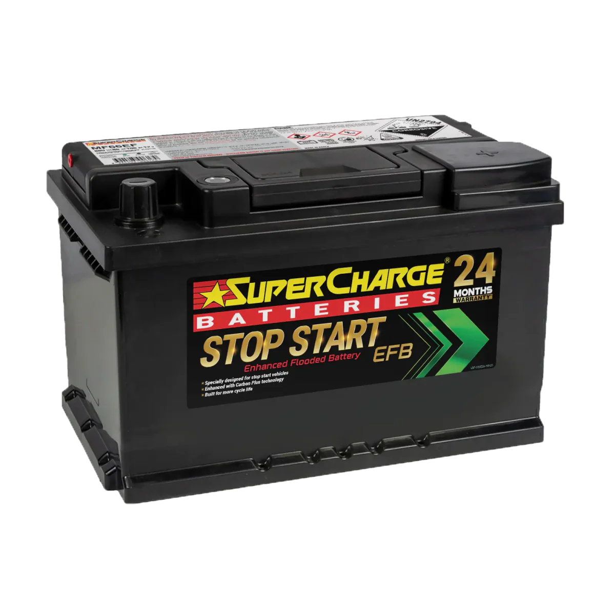 Supercharge MF66HEF / DIN65LH-EFB Battery