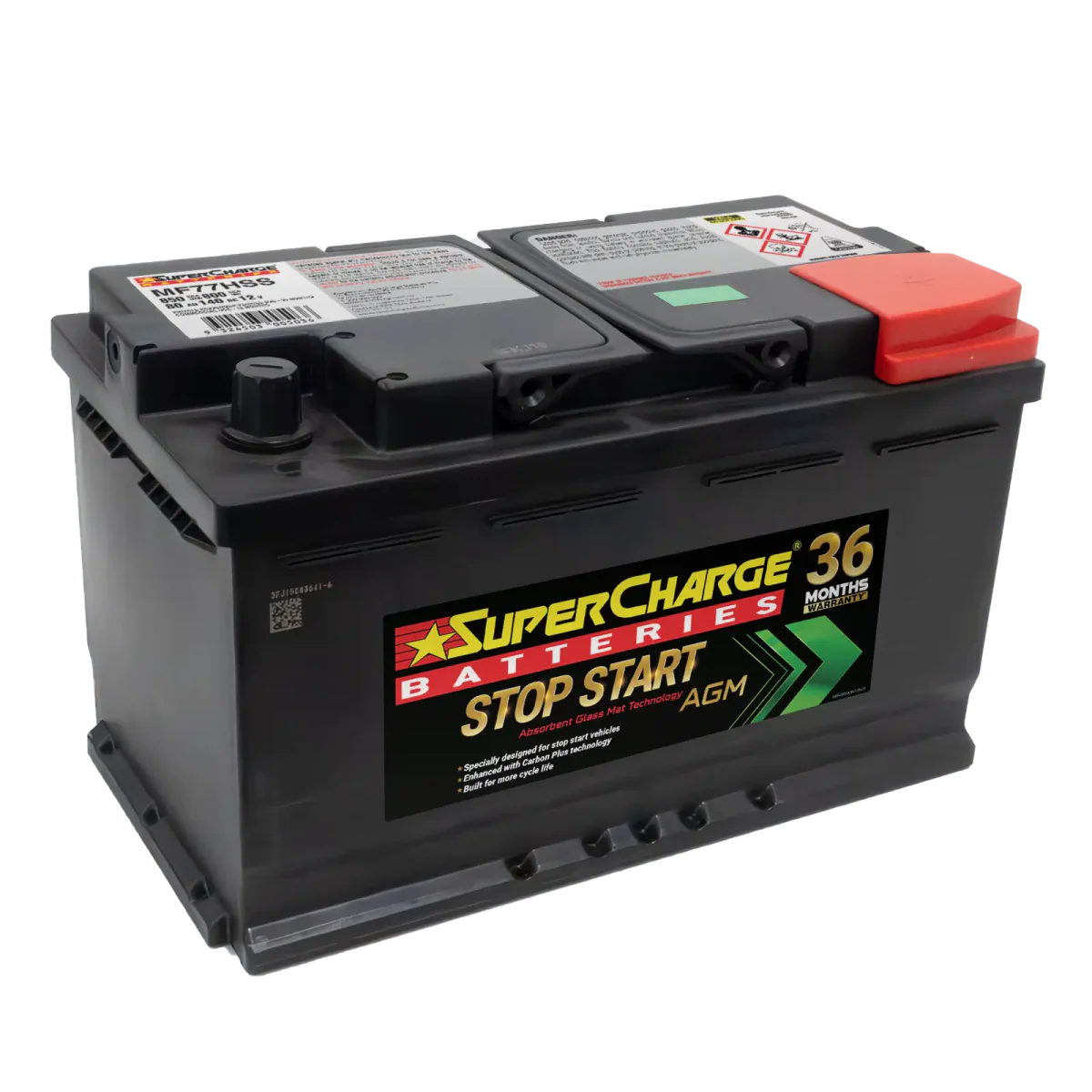 SuperCharge MF77HSS / DIN75LH-AGM Battery